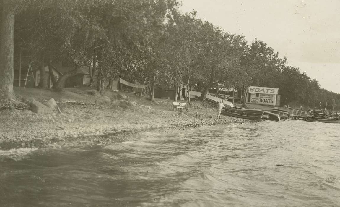 Iowa History, Lakes, Rivers, and Streams, Clear Lake, IA, Iowa, lake, McMurray, Doug, shore, history of Iowa