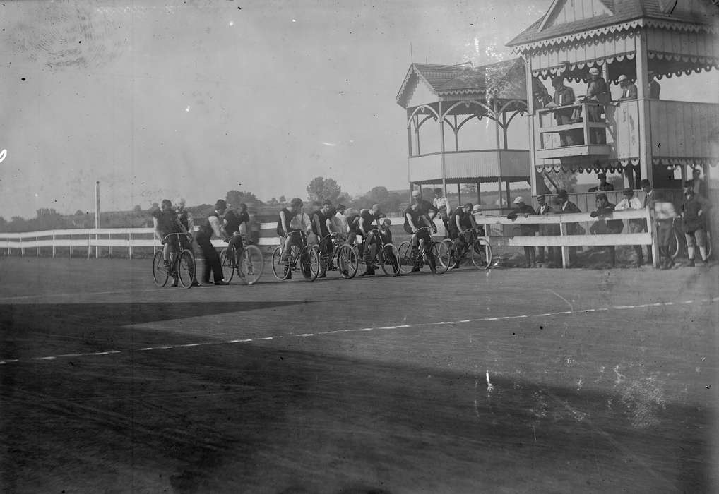 Iowa, Fairs and Festivals, history of Iowa, fair, Sports, Lemberger, LeAnn, bicycle, Ottumwa, IA, race, Iowa History, race track