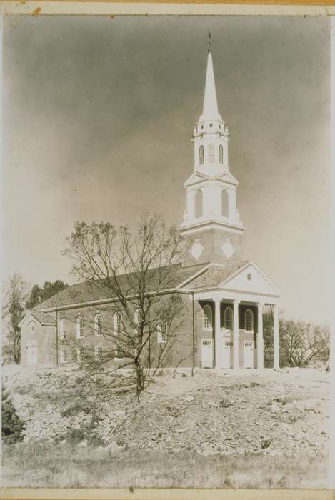 history of Iowa, Storrs, CT, Iowa History, Archives & Special Collections, University of Connecticut Library, Iowa, church