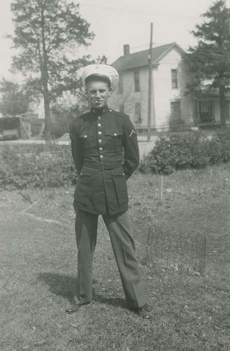 uniform, Iowa, Fink-Bowman, Janna, Military and Veterans, West Union, IA, Portraits - Individual, history of Iowa, Iowa History