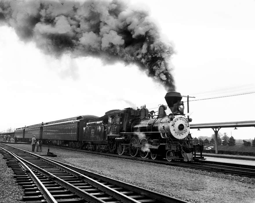 history of Iowa, Iowa History, Ottumwa, IA, Motorized Vehicles, steam engine, steam, Iowa, Lemberger, LeAnn, train, Train Stations, train car