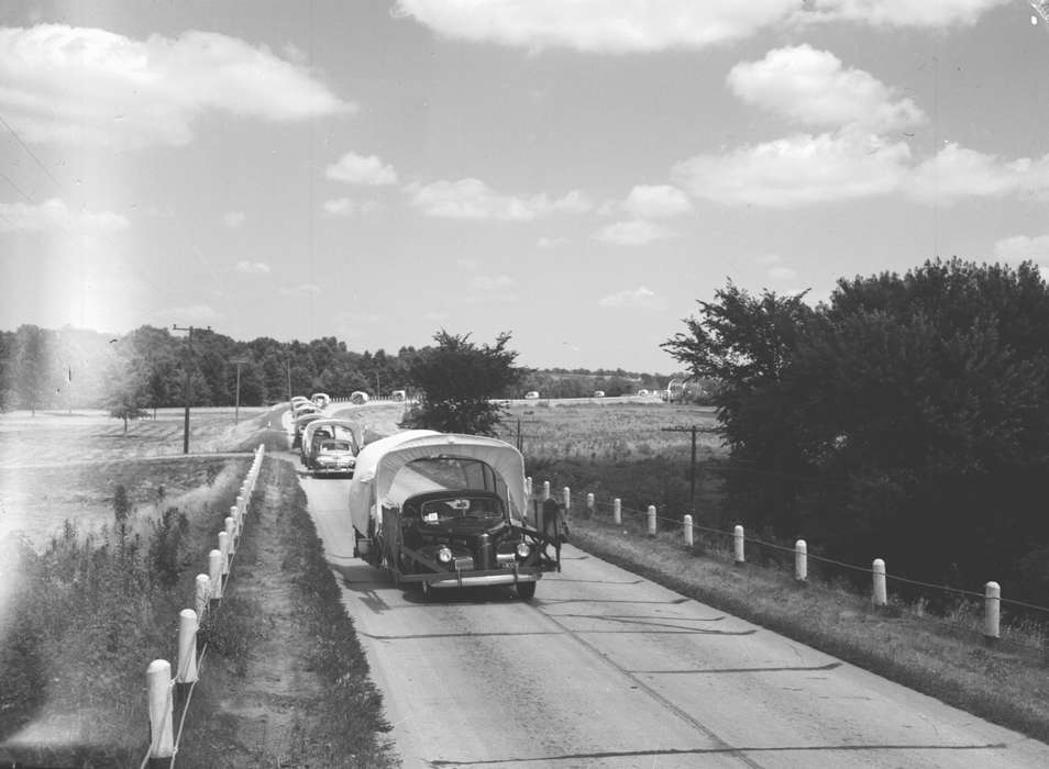 history of Iowa, Iowa History, parade, Motorized Vehicles, car, Fairs and Festivals, wagon, mormon, Iowa, Lemberger, LeAnn, cloud, Centerville, IA