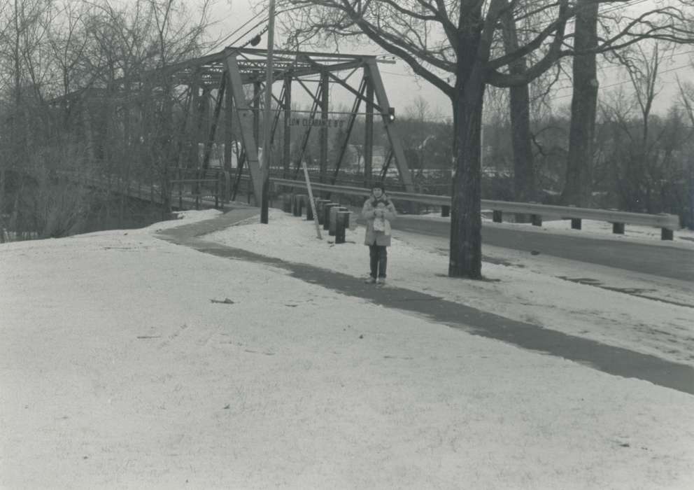 bridge, Iowa History, history of Iowa, Winter, Waverly, IA, Iowa, Children, Waverly Public Library