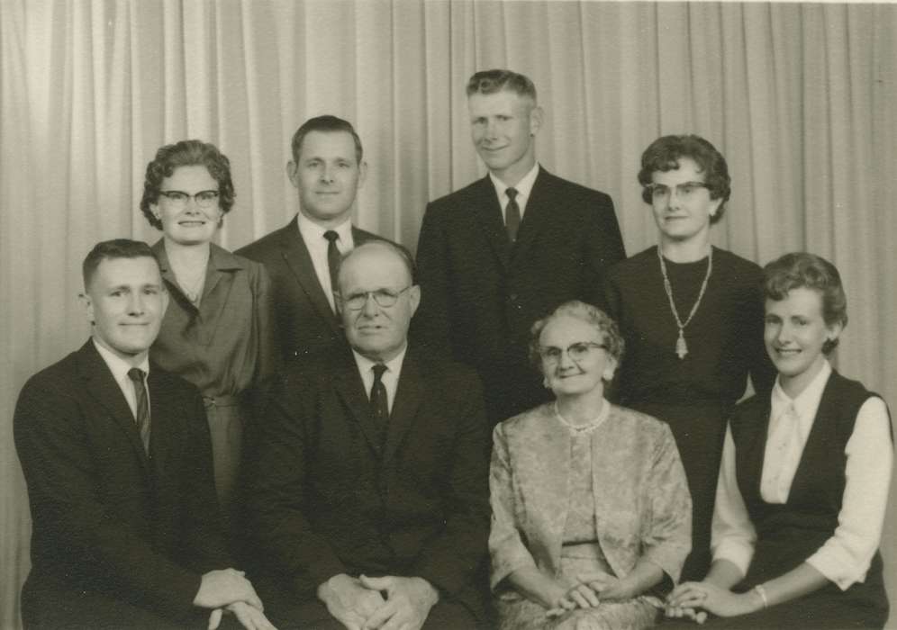 Portraits - Group, Trumm, Mary Ann, Iowa History, IA, Iowa, history of Iowa