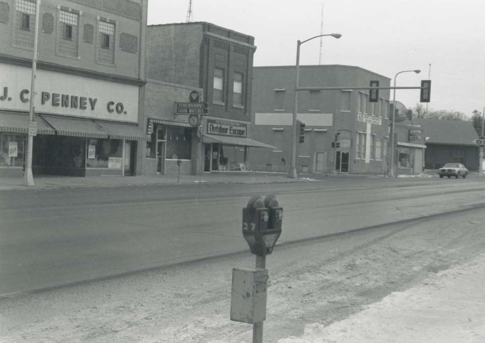 Businesses and Factories, jc penney, storefront, Cities and Towns, Iowa History, jewelry store, Iowa, Waverly Public Library, Waverly, IA, Main Streets & Town Squares, history of Iowa, Winter