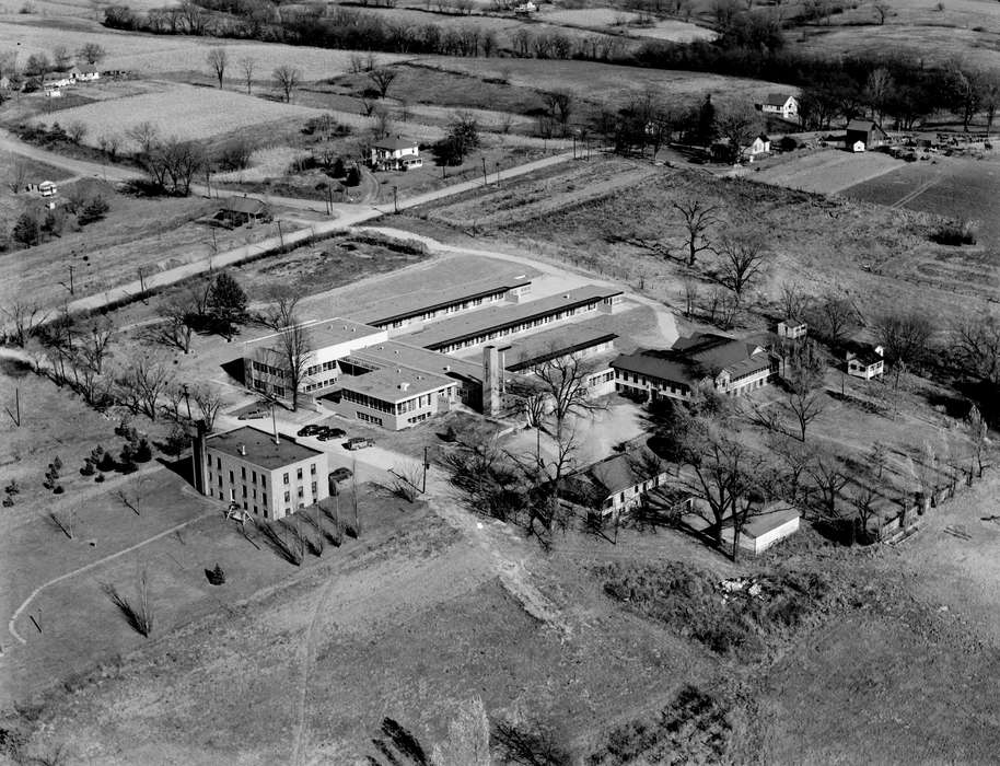 sanitarium, Iowa History, Iowa, Lemberger, LeAnn, Ottumwa, IA, Aerial Shots, Hospitals, history of Iowa