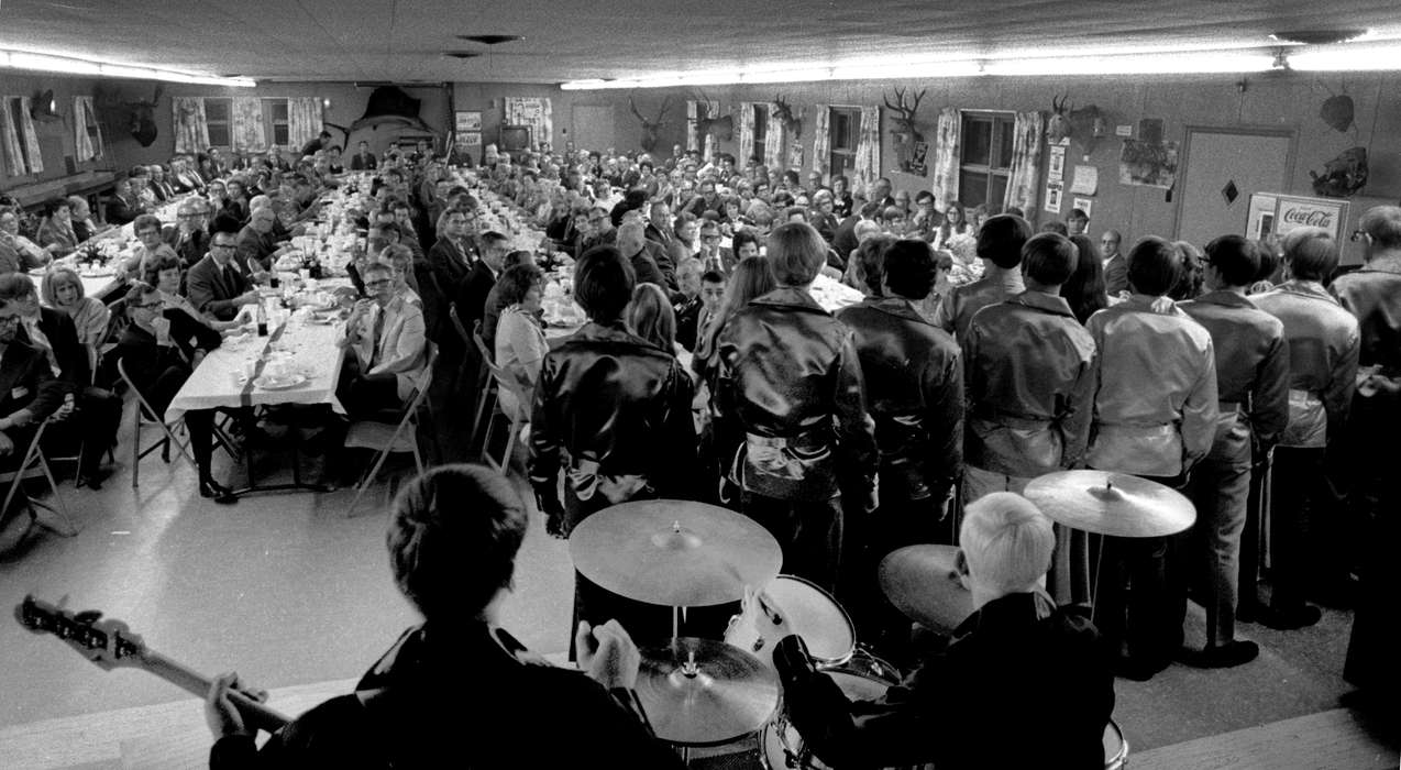 history of Iowa, band, taxidermy, Entertainment, birthday, curtain, Ottumwa, IA, Iowa History, Lemberger, LeAnn, drum, governor, Iowa, coca cola, Food and Meals, Leisure, meal