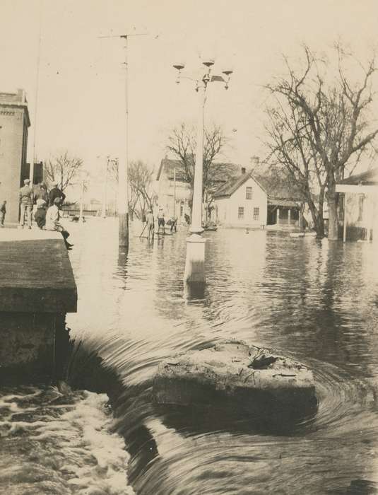 Cities and Towns, Lakes, Rivers, and Streams, Iowa History, Waverly Public Library, Children, Iowa, Floods, history of Iowa, Homes, Waverly, IA, river