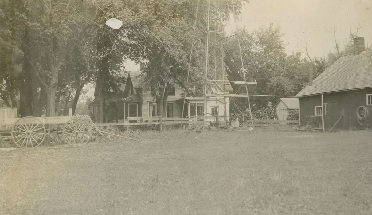 wagon, Iowa History, Mortenson, Jill, Iowa, Ackley, IA, Homes, farm, history of Iowa