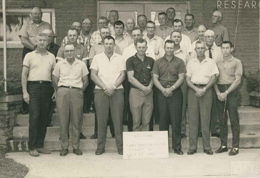 Bull, Ardith, Iowa History, Dysart, IA, Iowa, history of Iowa, Businesses and Factories, Portraits - Group, Labor and Occupations