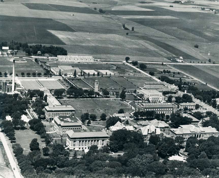 Iowa History, Iowa, Schools and Education, university of northern iowa, iowa state teachers college, uni, Aerial Shots, UNI Special Collections & University Archives, Cedar Falls, IA, history of Iowa