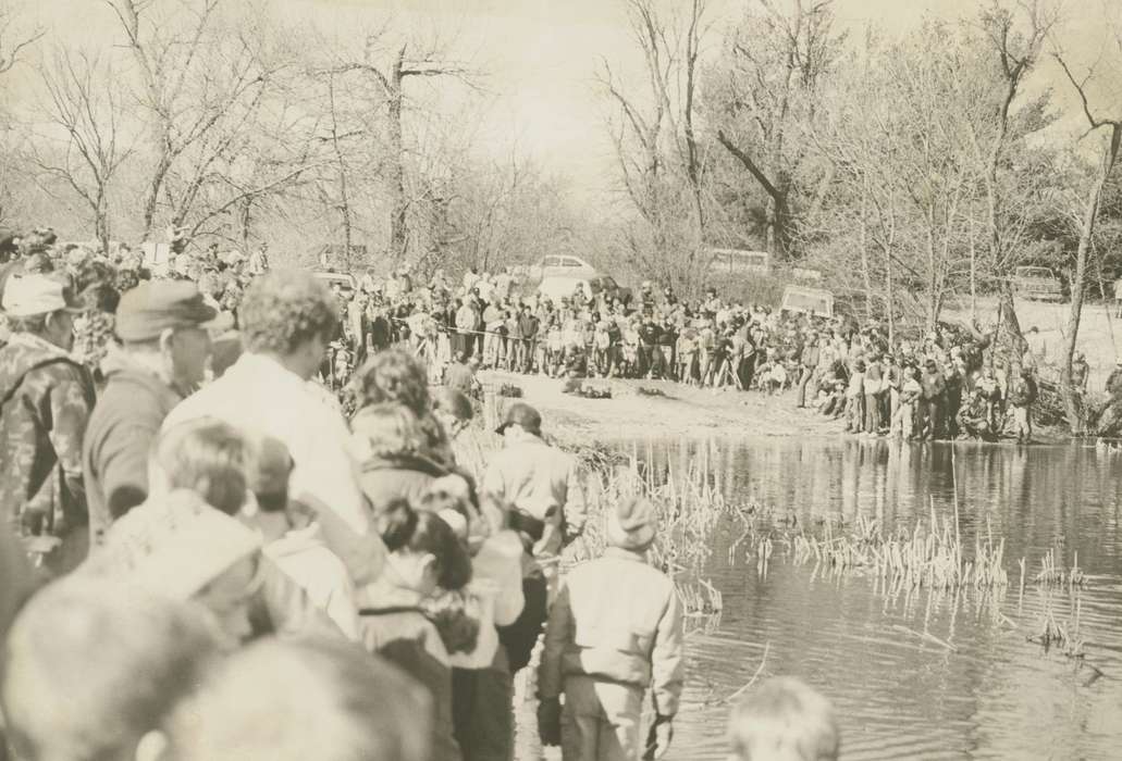 Waverly Public Library, history of Iowa, Iowa History, Lakes, Rivers, and Streams, car, Waverly, IA, water, Iowa, Outdoor Recreation, people, Children, hat, otter