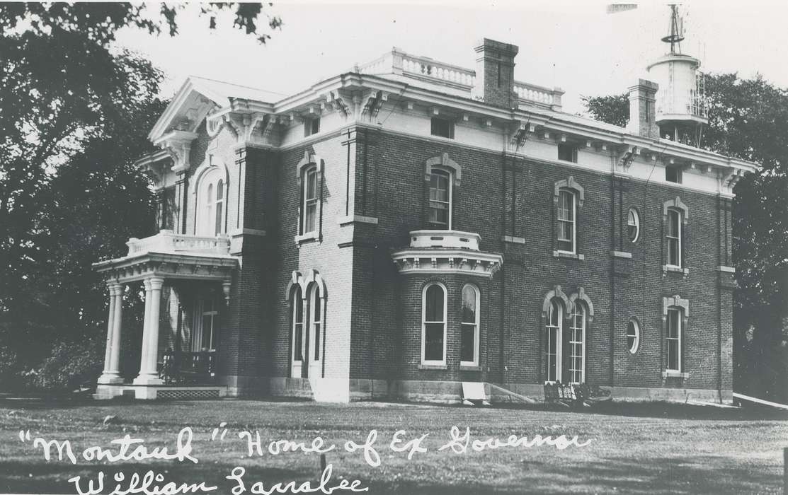 history of Iowa, postcard, Iowa History, Iowa, Homes, Shaulis, Gary