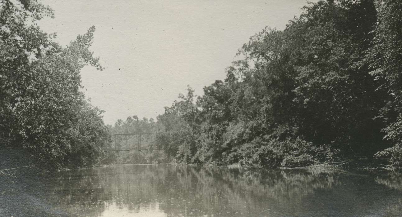 forest, bridge, Elkhead, TN, history of Iowa, Iowa History, Lakes, Rivers, and Streams, river, Iowa, Landscapes, McMurray, Doug