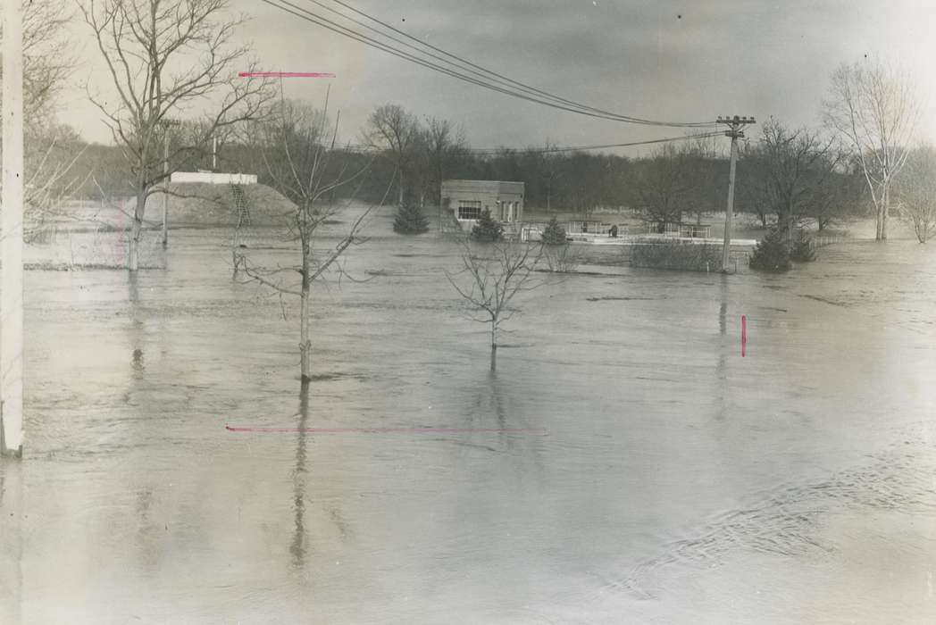 disposal plant, storm damage, Iowa History, history of Iowa, Iowa, Waverly Public Library, Waverly, IA