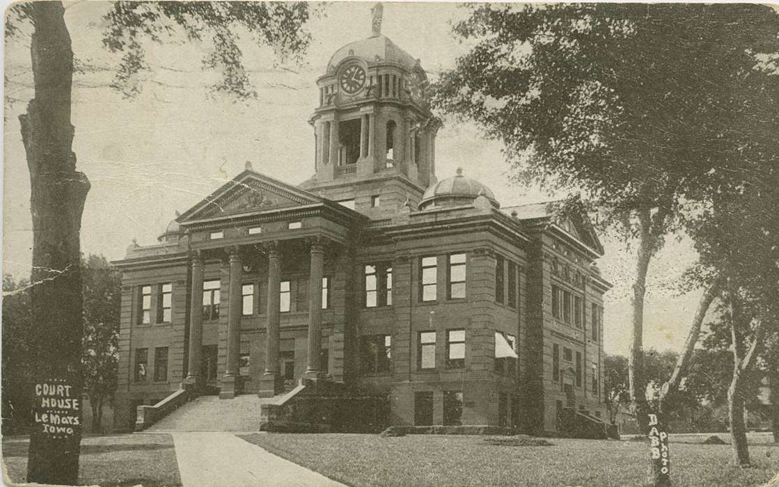 Iowa, Cities and Towns, courthouse, history of Iowa, Le Mars, IA, Iowa History, Dean, Shirley