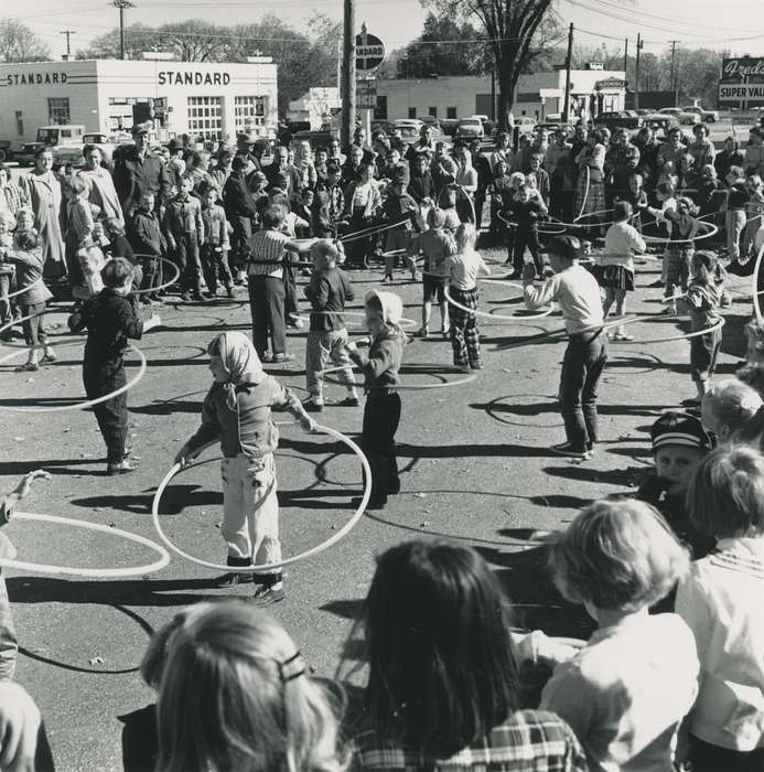 Children, history of Iowa, outdoors, games, Waverly Public Library, outside, Main Streets & Town Squares, Iowa, Iowa History, Cities and Towns, IA