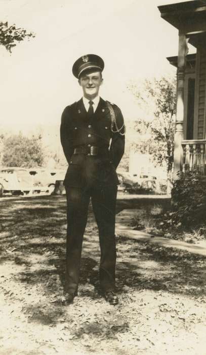 Military and Veterans, history of Iowa, uniform, Iowa History, Stater, Connie, Iowa, Centerville, IA, Portraits - Individual