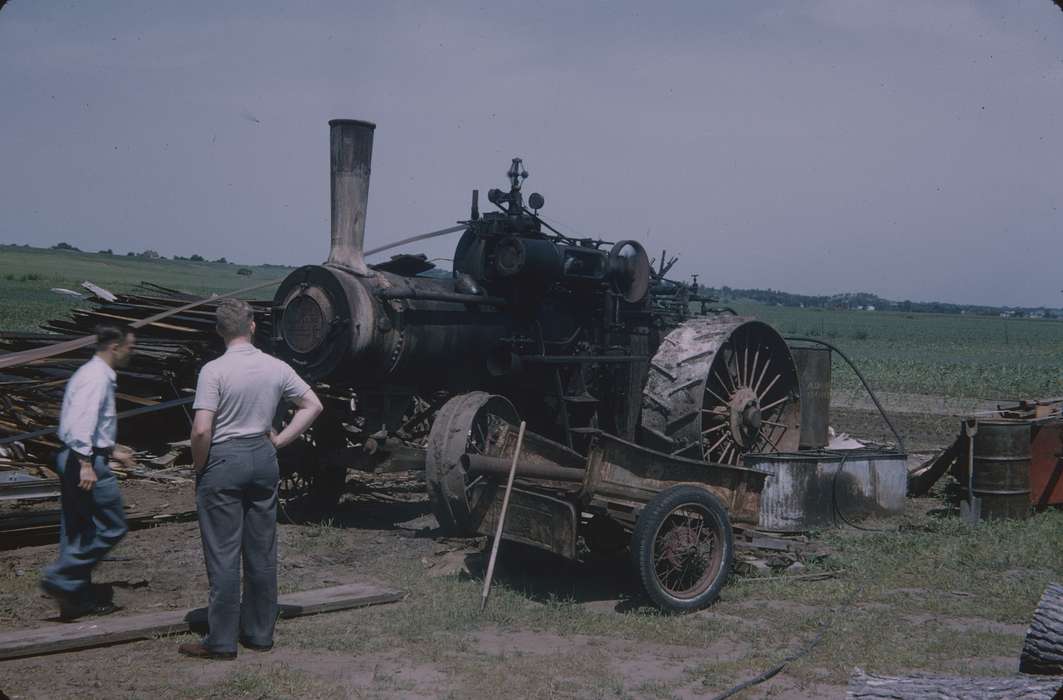 Farming Equipment, history of Iowa, Sack, Renata, IA, Iowa History, steam engine, tractor, Iowa