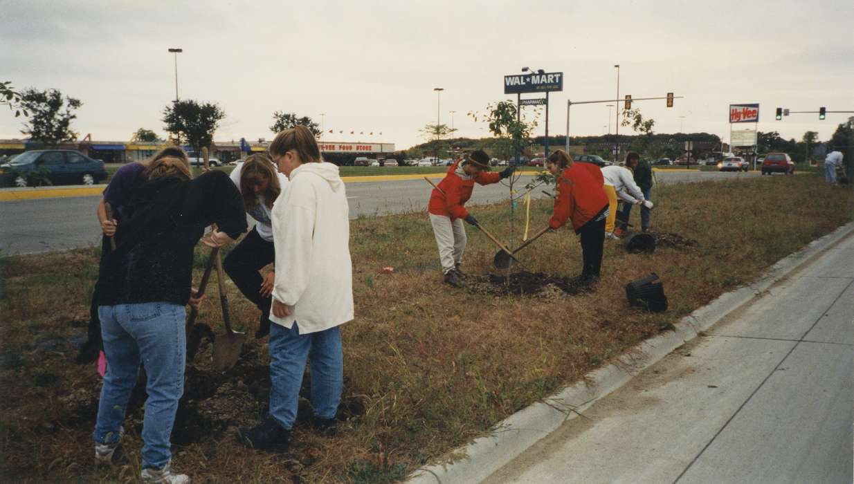 Portraits - Group, history of Iowa, Iowa History, planting, Motorized Vehicles, Businesses and Factories, trees, Civic Engagement, garden, Waverly, IA, Iowa, Waverly Public Library, Labor and Occupations