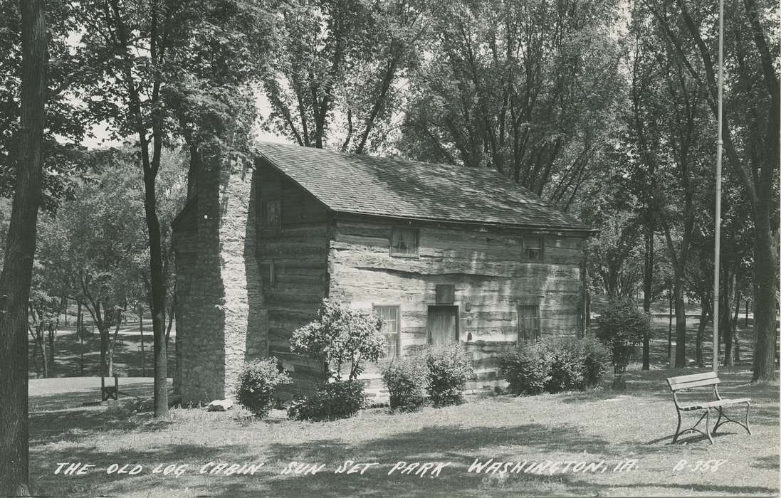 cabin, history of Iowa, Iowa History, log cabin, Washington, IA, woods, Cities and Towns, Palczewski, Catherine, Iowa, Leisure