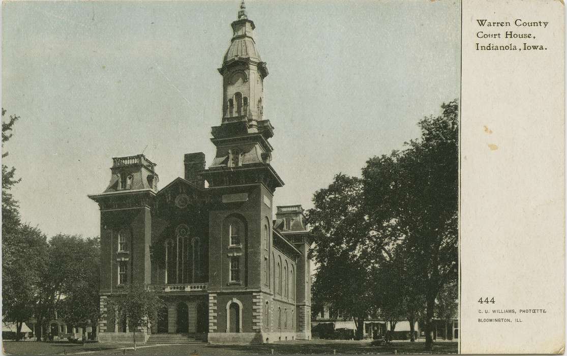 Cities and Towns, Iowa History, Iowa, Indianola, IA, courthouse, Main Streets & Town Squares, Dean, Shirley, history of Iowa