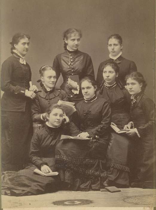 Portraits - Group, Cedar Falls, IA, history of Iowa, University of Northern Iowa Museum, Iowa History, iowa state normal school, Iowa, uni, university of northern iowa
