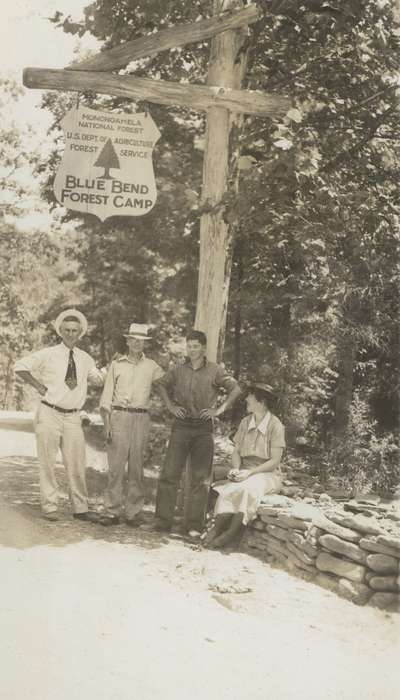 Portraits - Group, history of Iowa, Iowa History, Iowa, Elkins, WV, McMurray, Doug, park, Outdoor Recreation