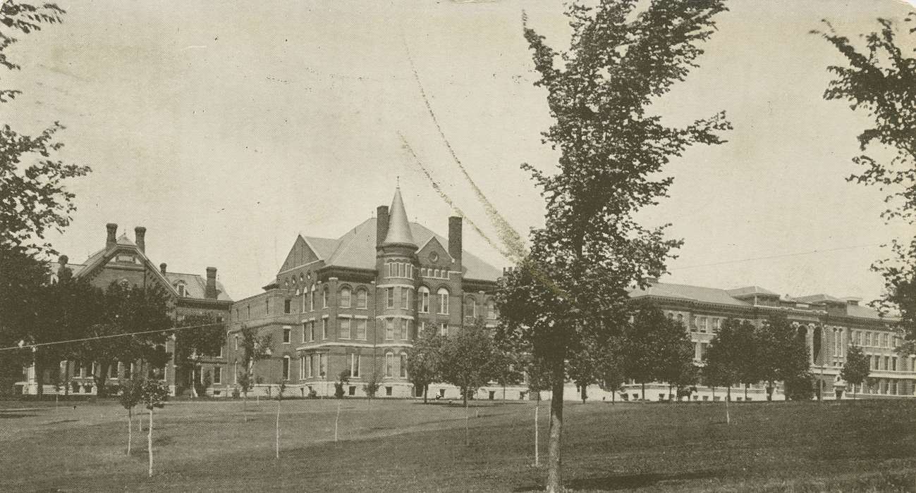 old gilchrist, college, Iowa, Iowa History, Schools and Education, uni, Palczewski, Catherine, university of northern iowa, old admin, Cedar Falls, IA, iowa state normal school, history of Iowa, lang hall