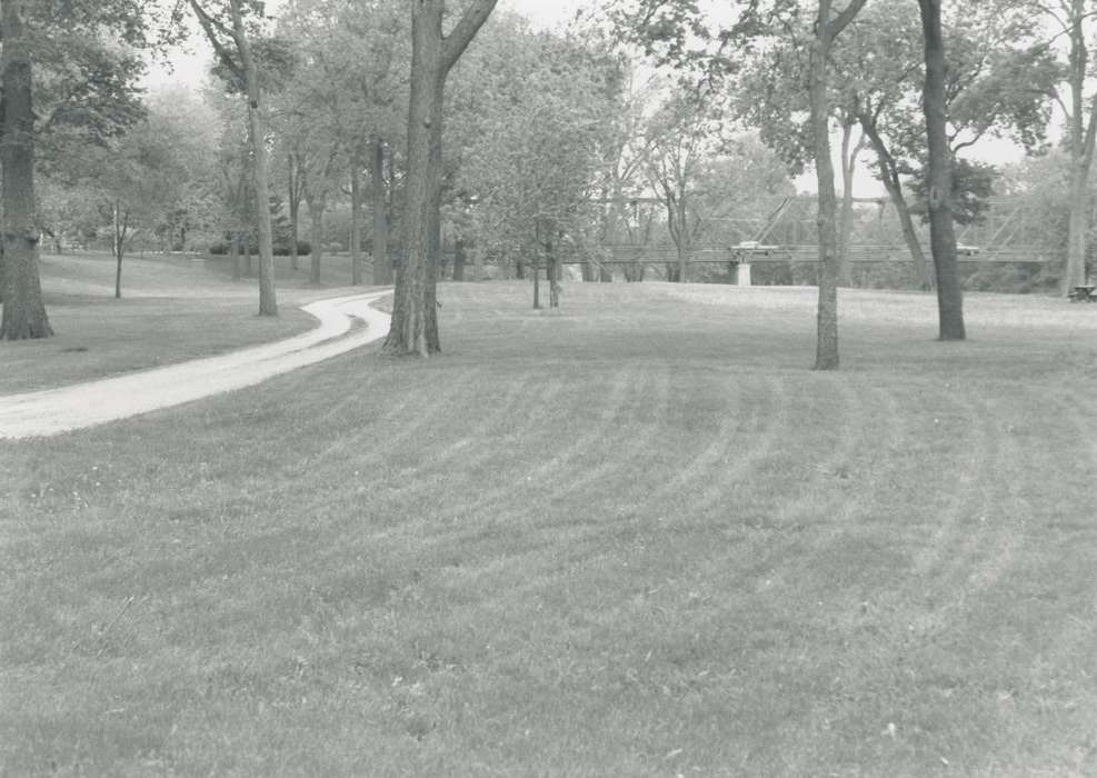 history of Iowa, Iowa History, Waverly, IA, train bridge, Iowa, Landscapes, Waverly Public Library, park
