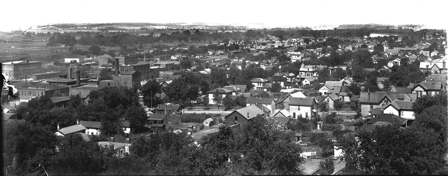 neighborhood, history of Iowa, Iowa History, Ottumwa, IA, Lemberger, LeAnn, Aerial Shots, houses, Iowa, Cities and Towns, Landscapes
