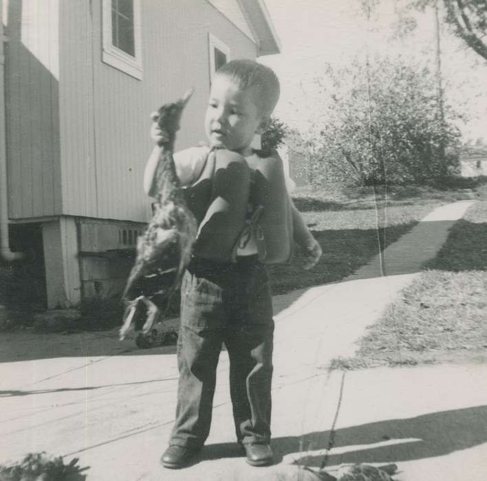 boy, duck, Iowa History, Children, Iowa, history of Iowa, life jacket, Harpers Ferry, IA, Fink-Bowman, Janna