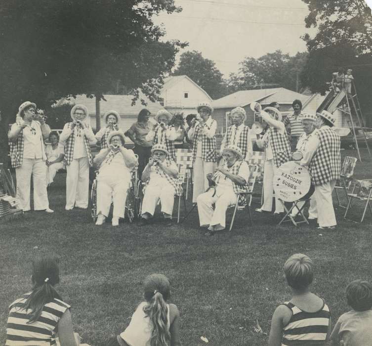 Waverly Public Library, history of Iowa, band, instruments, Iowa History, Civic Engagement, Waverly, IA, senior citizens,, Iowa, Leisure