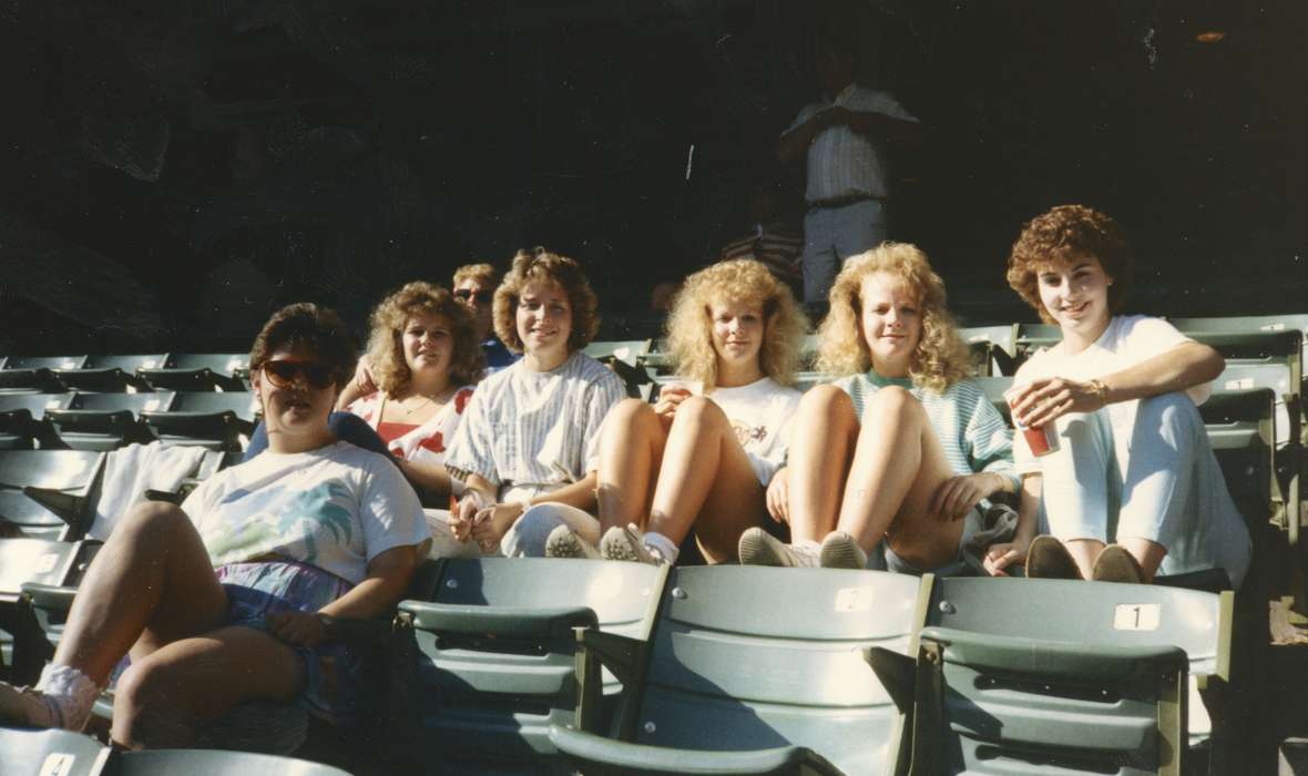 Portraits - Group, history of Iowa, Iowa History, Iowa, Bondurant, IA, chairs, stadium, Leisure, Lamb, Meghan