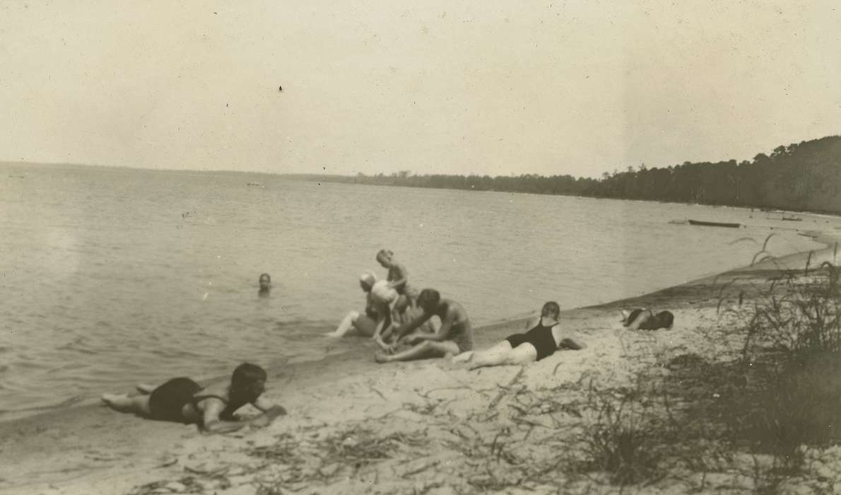 Travel, lake, history of Iowa, Cass Lake, MN, Iowa History, Families, Lakes, Rivers, and Streams, beach, Iowa, McMurray, Doug, Children, Leisure