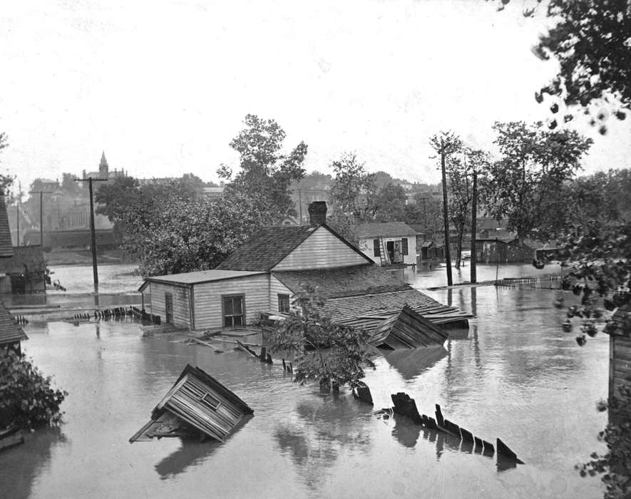 Iowa, Ottumwa, IA, Floods, history of Iowa, destroyed, Lemberger, LeAnn, Iowa History