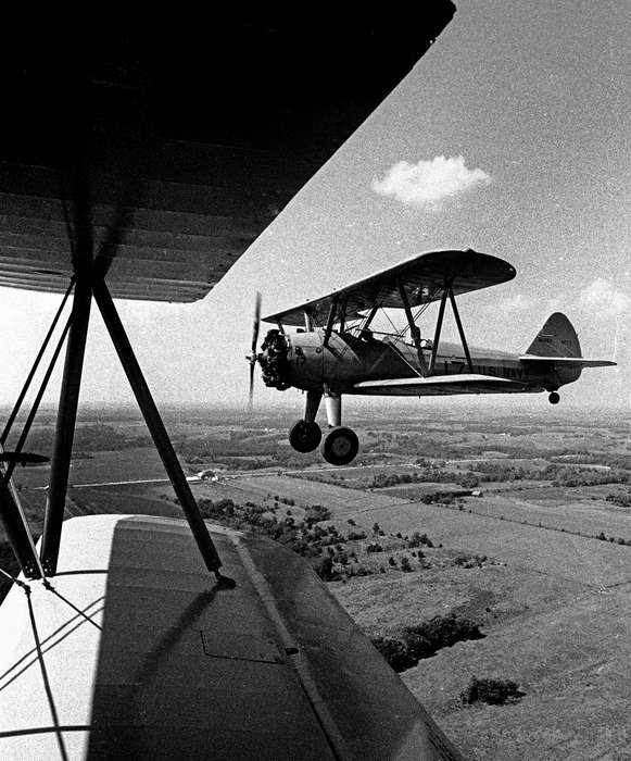 history of Iowa, plane, Ottumwa, IA, Iowa History, Motorized Vehicles, airplane, Aerial Shots, Iowa, Lemberger, LeAnn, pilot