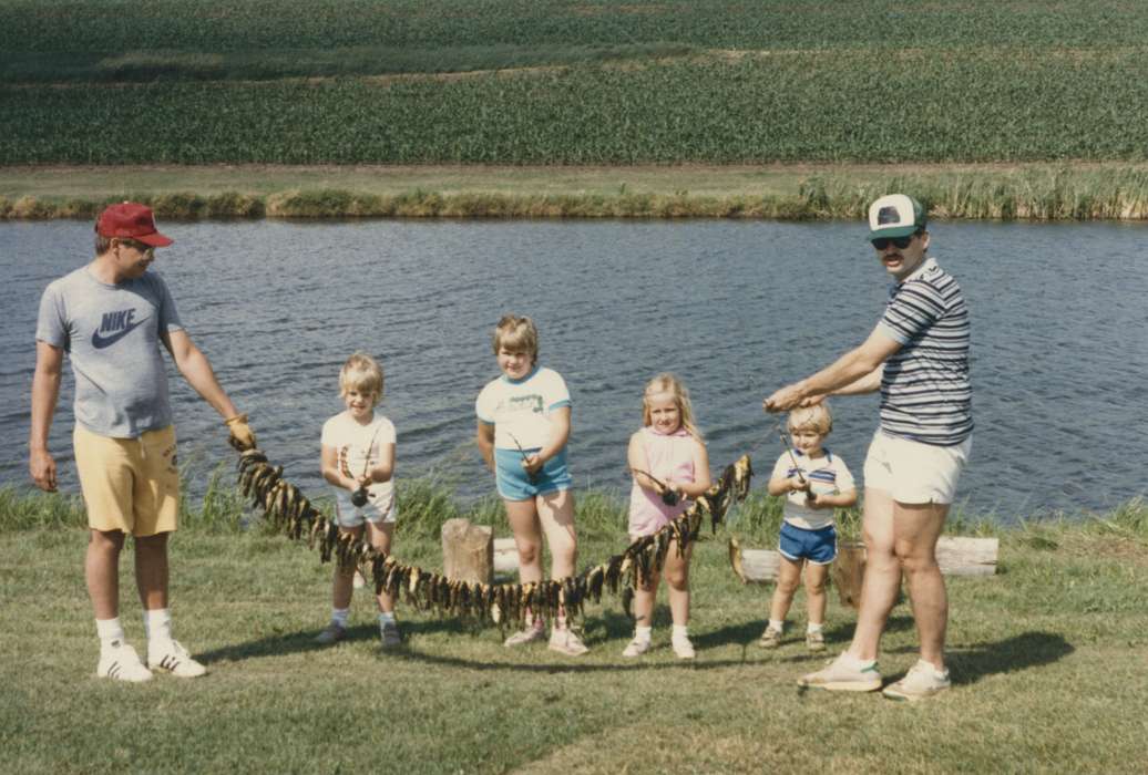 Portraits - Group, Zittergruen, Jenny, history of Iowa, Iowa History, Families, Lakes, Rivers, and Streams, nike, fishing, fish, adidas, Iowa, Children, Garnavillo, IA