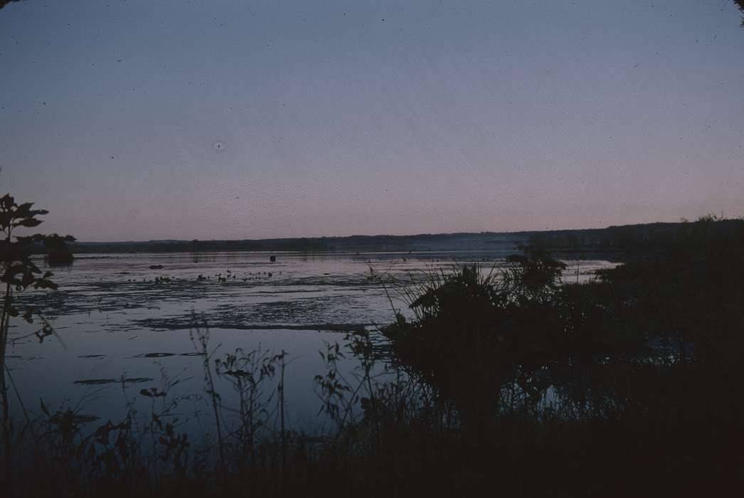 sunset, history of Iowa, Sack, Renata, sunrise, Iowa History, marsh, Lakes, Rivers, and Streams, water, Iowa, Landscapes, NE, IA