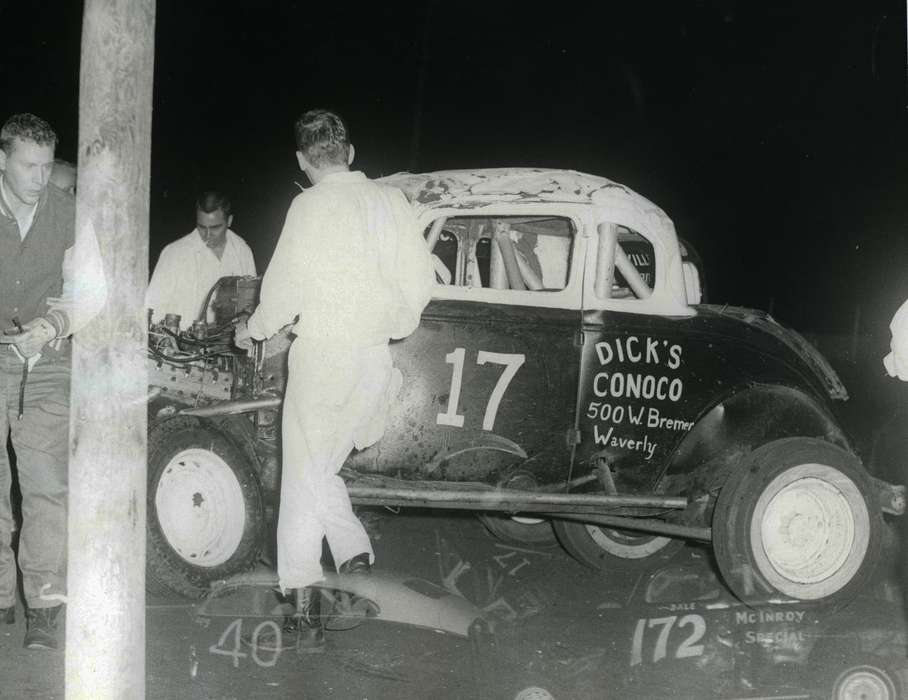 car, Waterloo, IA, Iowa History, Iowa, Motorized Vehicles, Volgarino, Jim, speedway, Entertainment, tunis speedway, racecar driver, racecar, history of Iowa