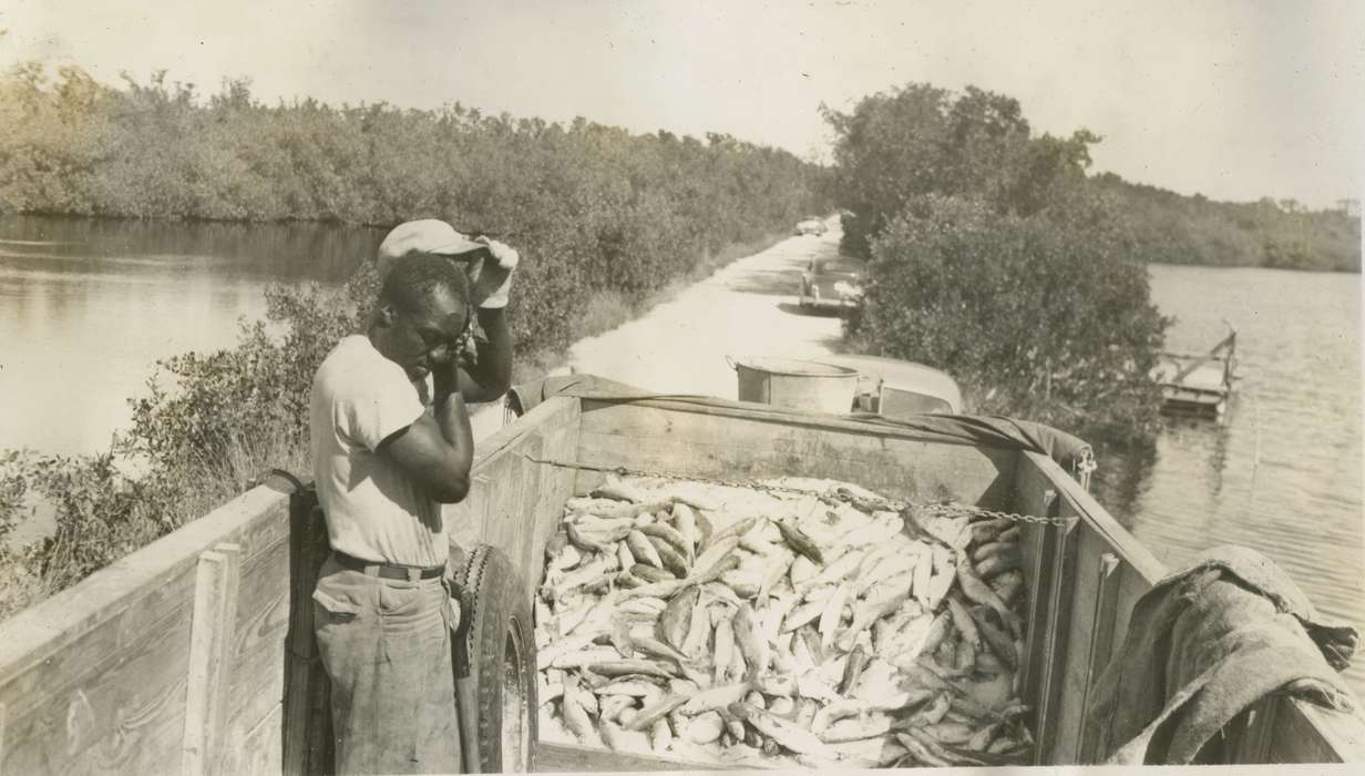 fish, Travel, Iowa, Iowa History, McMurray, Doug, river, african american, People of Color, Lakes, Rivers, and Streams, Labor and Occupations, history of Iowa, Cape Sable, FL