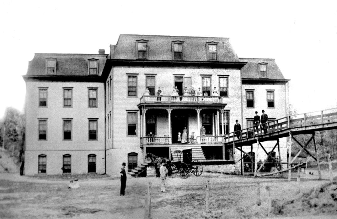 history of Iowa, Iowa History, Ottumwa, IA, Lemberger, LeAnn, Businesses and Factories, Iowa, Cities and Towns, Hospitals, Children, hotel