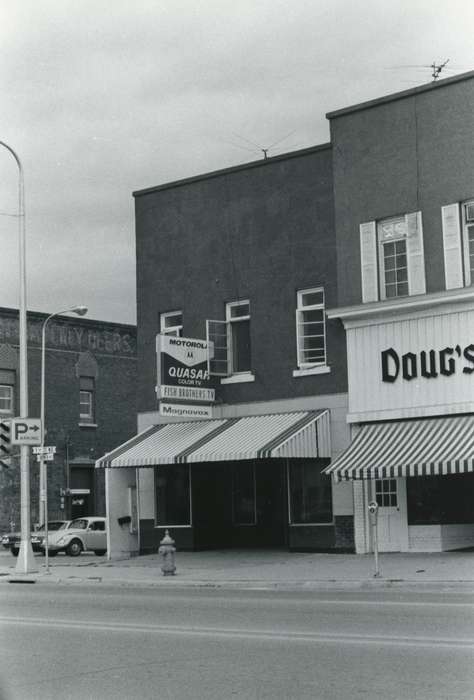 history of Iowa, Businesses and Factories, Waverly Public Library, storefront, Main Streets & Town Squares, main street, Iowa, business, Iowa History, Cities and Towns