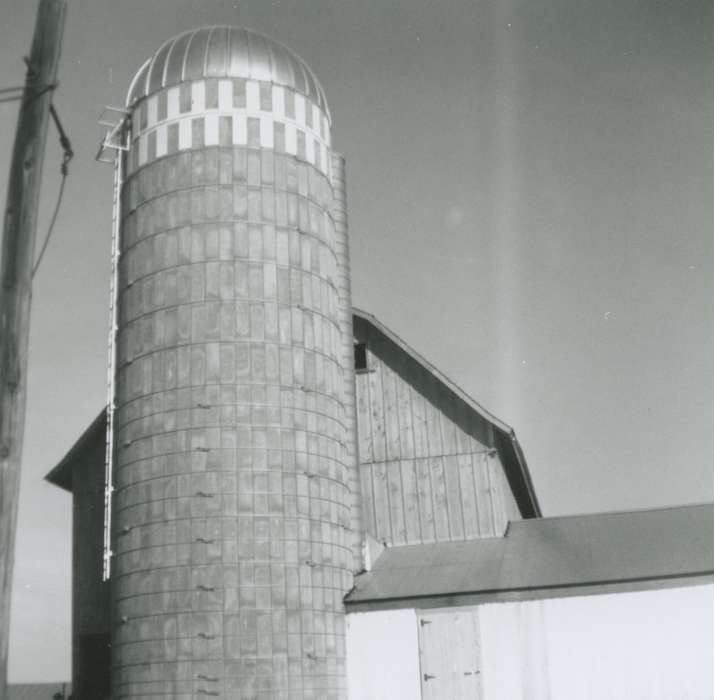 Nibaur, Peggy, silo, history of Iowa, Iowa, Iowa History, Farms, Lourdes, IA