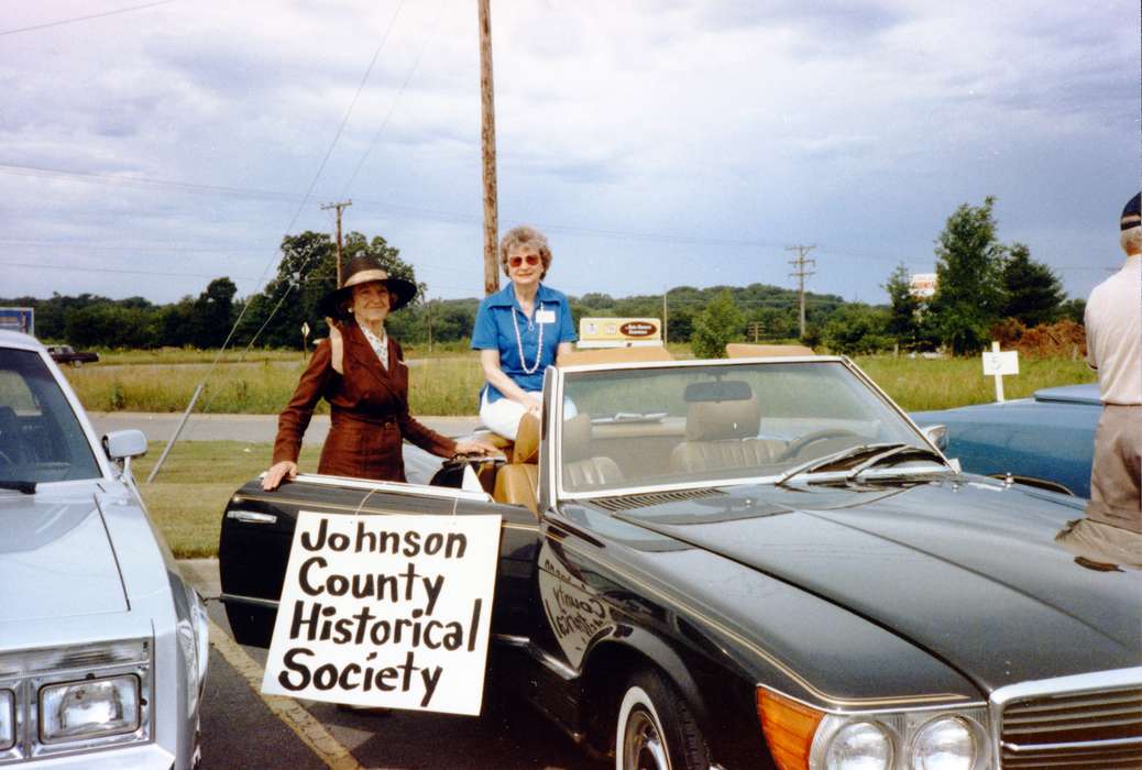Cities and Towns, Fairs and Festivals, Coralville, IA, Motorized Vehicles, Iowa History, Entertainment, Holidays, Iowa, history of Iowa, Portraits - Group, Johnson County Historical Society