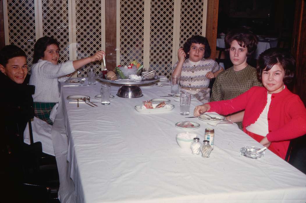 history of Iowa, dessert, ashtray, plate, Campopiano Von Klimo, Melinda, Iowa, Food and Meals, table, Portraits - Group, Des Moines, IA, Iowa History, Leisure