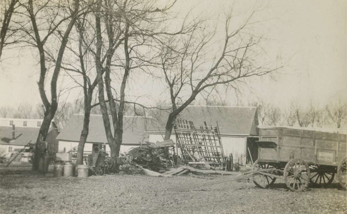 wagon, Iowa History, Mortenson, Jill, Iowa, Macey, IA, trees, Farms, Farming Equipment, history of Iowa