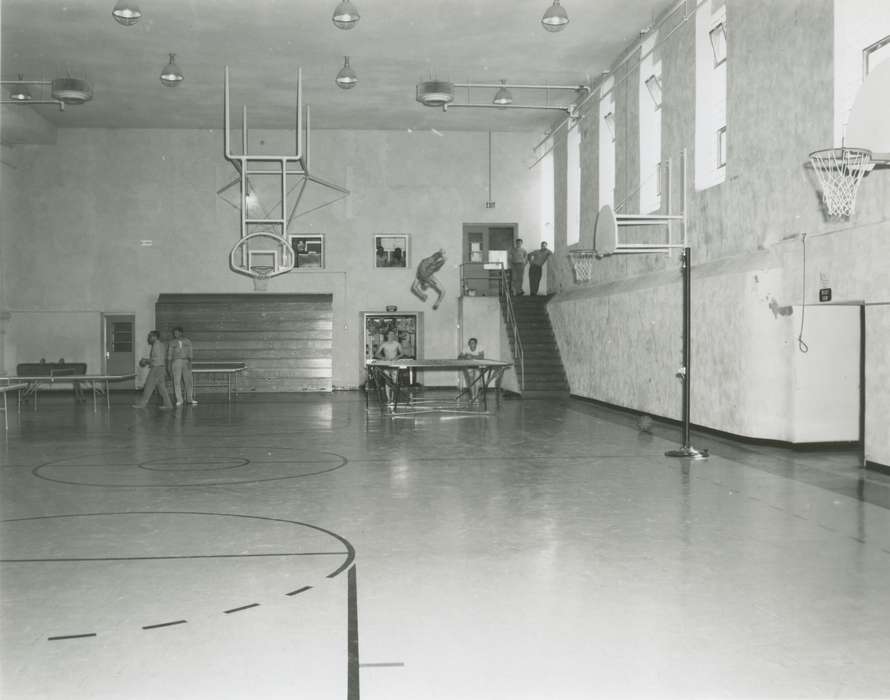 history of Iowa, Iowa History, anamosa state penitentiary, Prisons and Criminal Justice, basketball, Anamosa State Penitentiary Museum, trampoline, Iowa, Anamosa, IA, Sports
