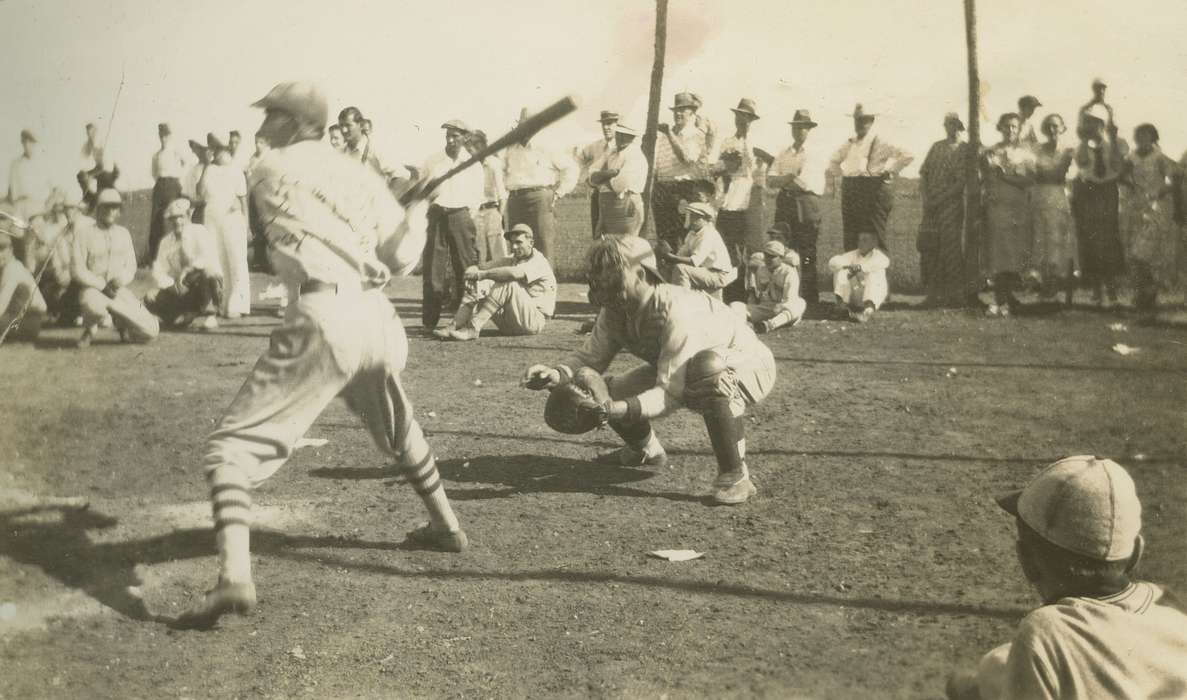 baseball game, Campopiano Von Klimo, Melinda, Norwoodville, IA, history of Iowa, Iowa History, batter, baseball bat, Iowa, catcher, baseball, Sports