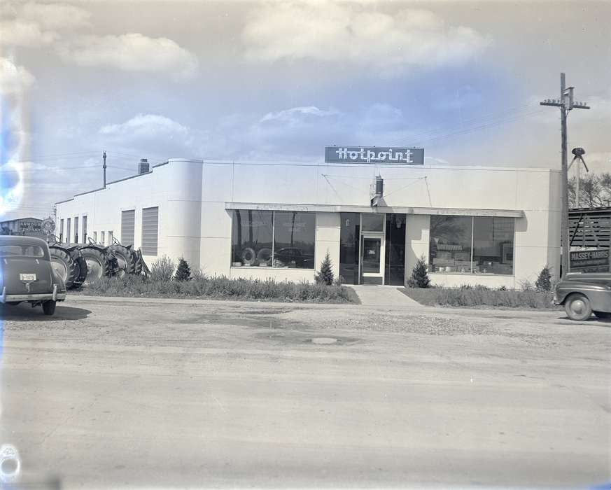 Cities and Towns, storefront, Motorized Vehicles, Farming Equipment, Iowa History, Waverly Public Library, Iowa, mainstreet, Businesses and Factories, history of Iowa, Waverly, IA, general store, Main Streets & Town Squares